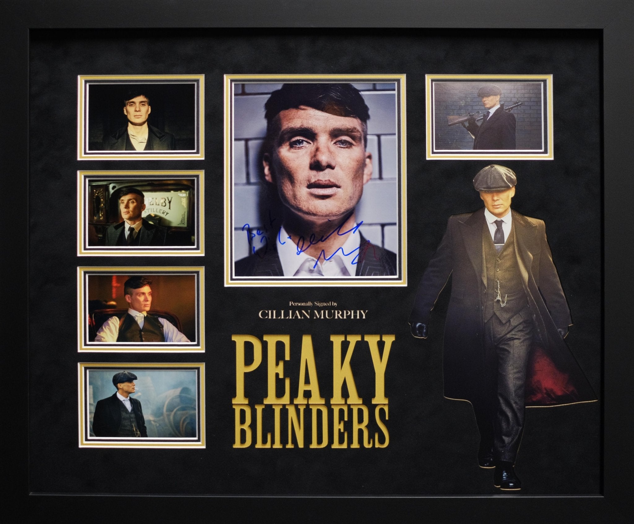 Cillian Murphy Signed photograph Peaky Blinders framed display - Memorabilia Framers Shop